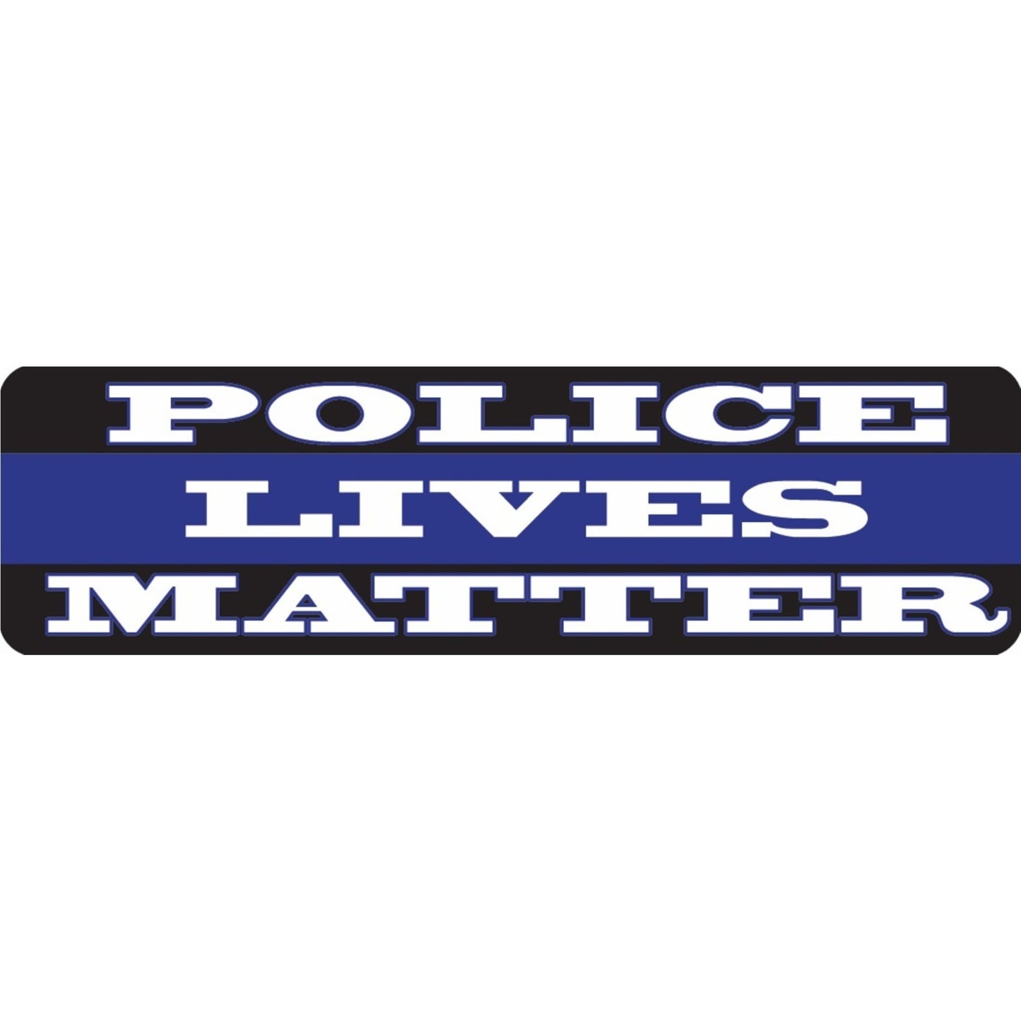 Police lives matter vinyl motorcycle helmet sticker - patriotic biker decal