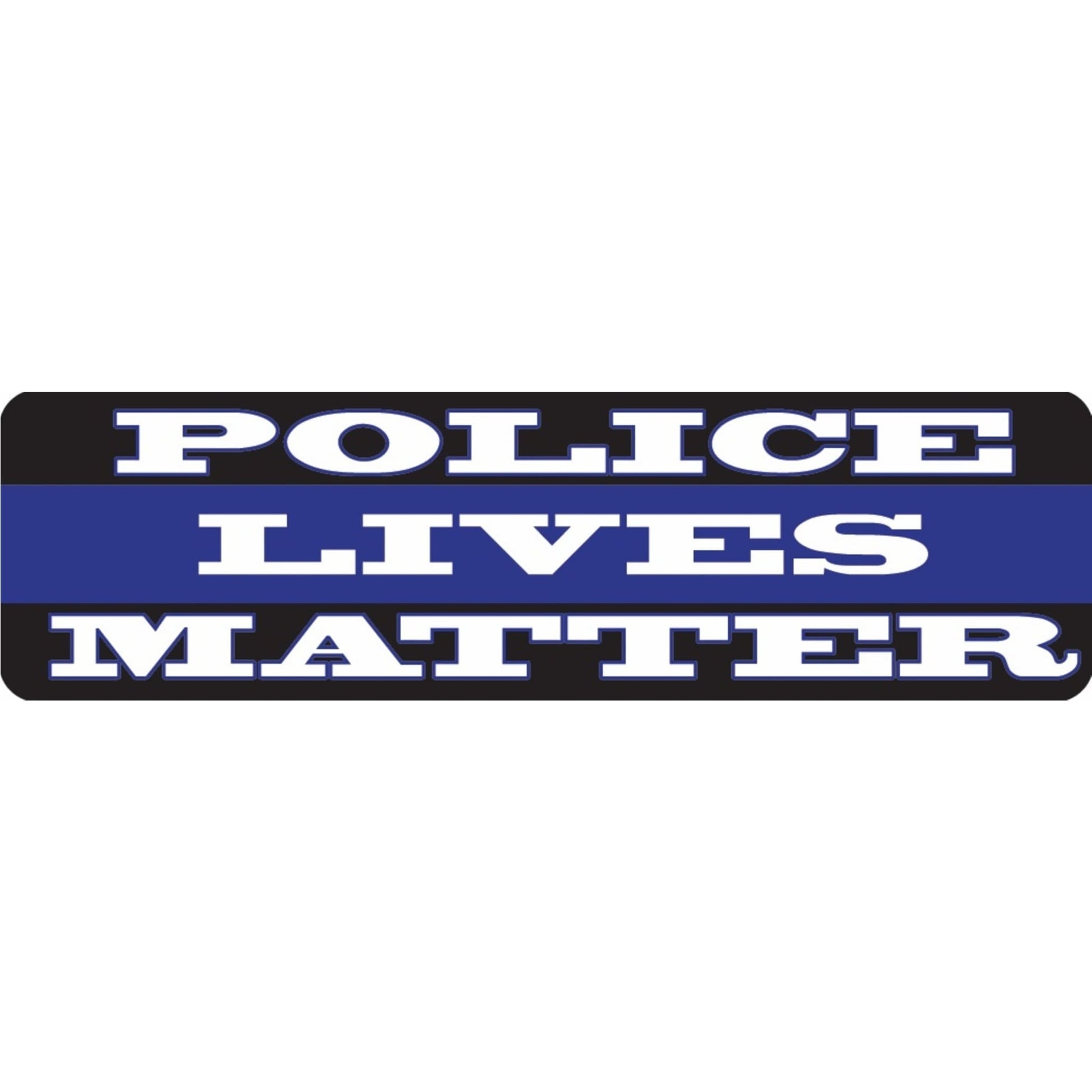 Police lives matter vinyl motorcycle helmet sticker - patriotic biker decal