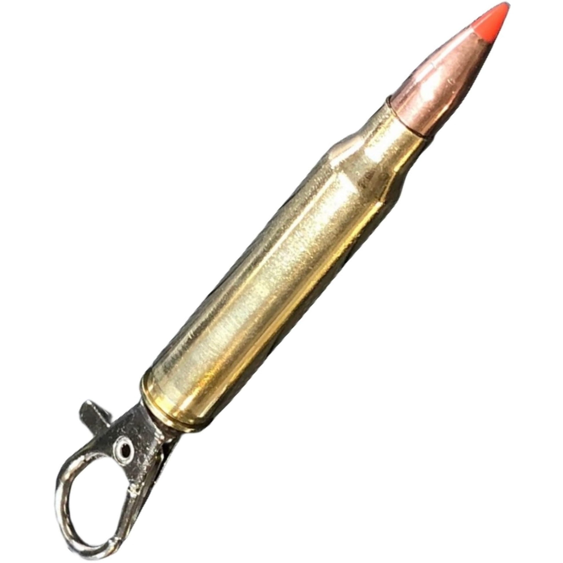 223 caliber bullet zipper pull right angle view