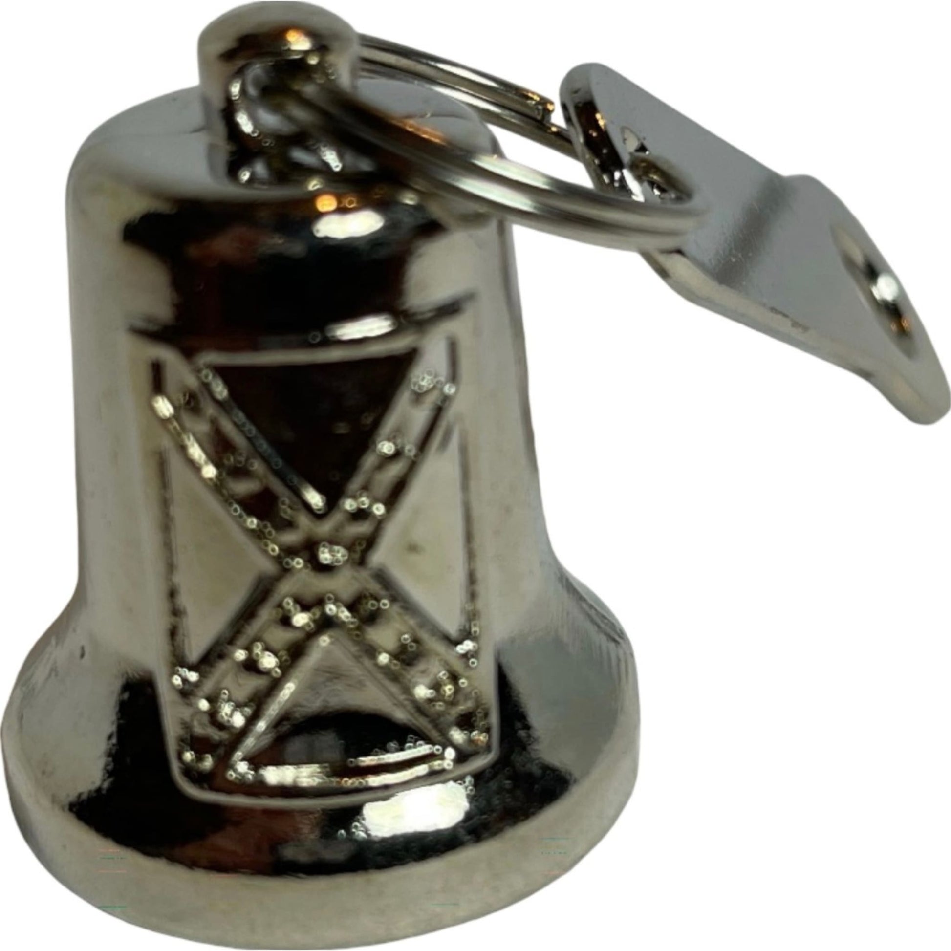 cf chrome motorcycle bell front view