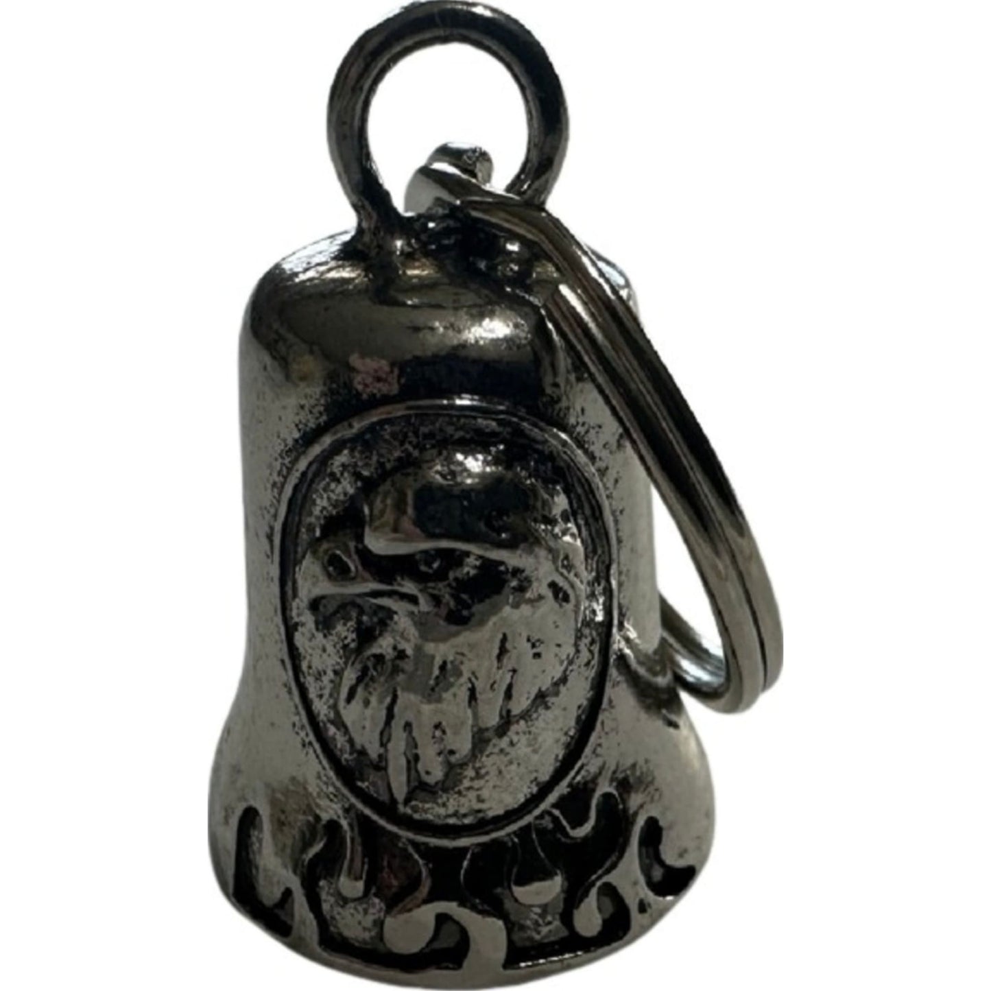 Eagle head steel motorcycle guardian bell - American eagle biker charm