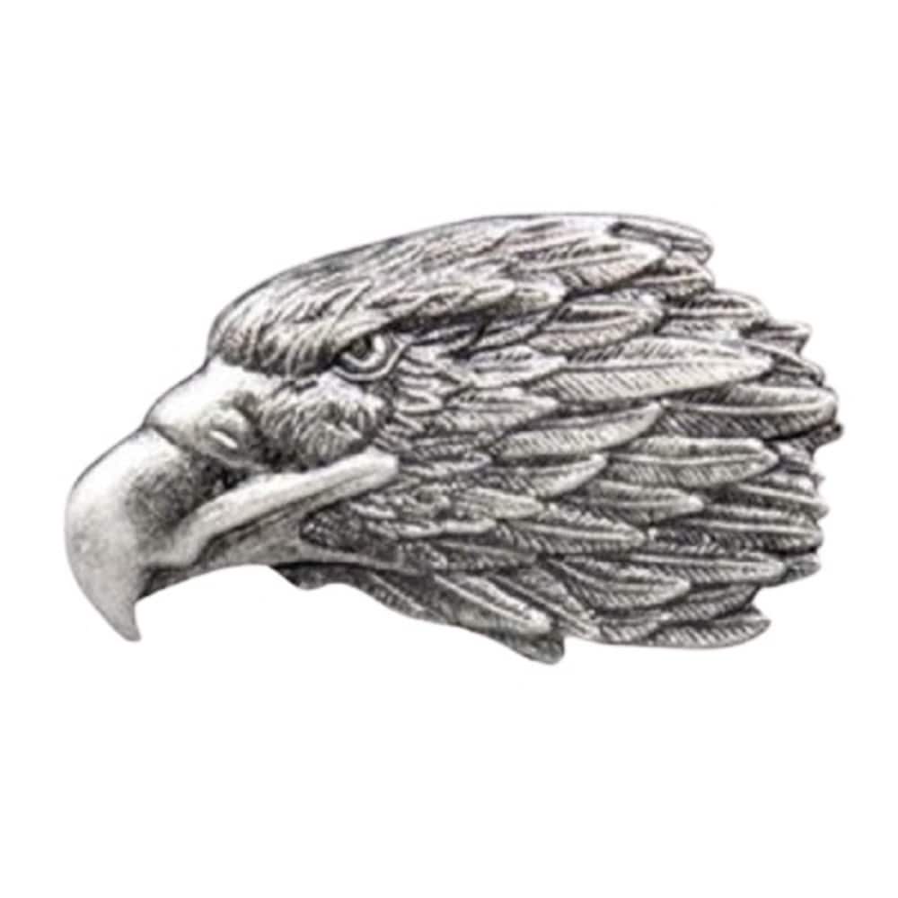 Eagle head biker pin medium - motorcycle vest accessory