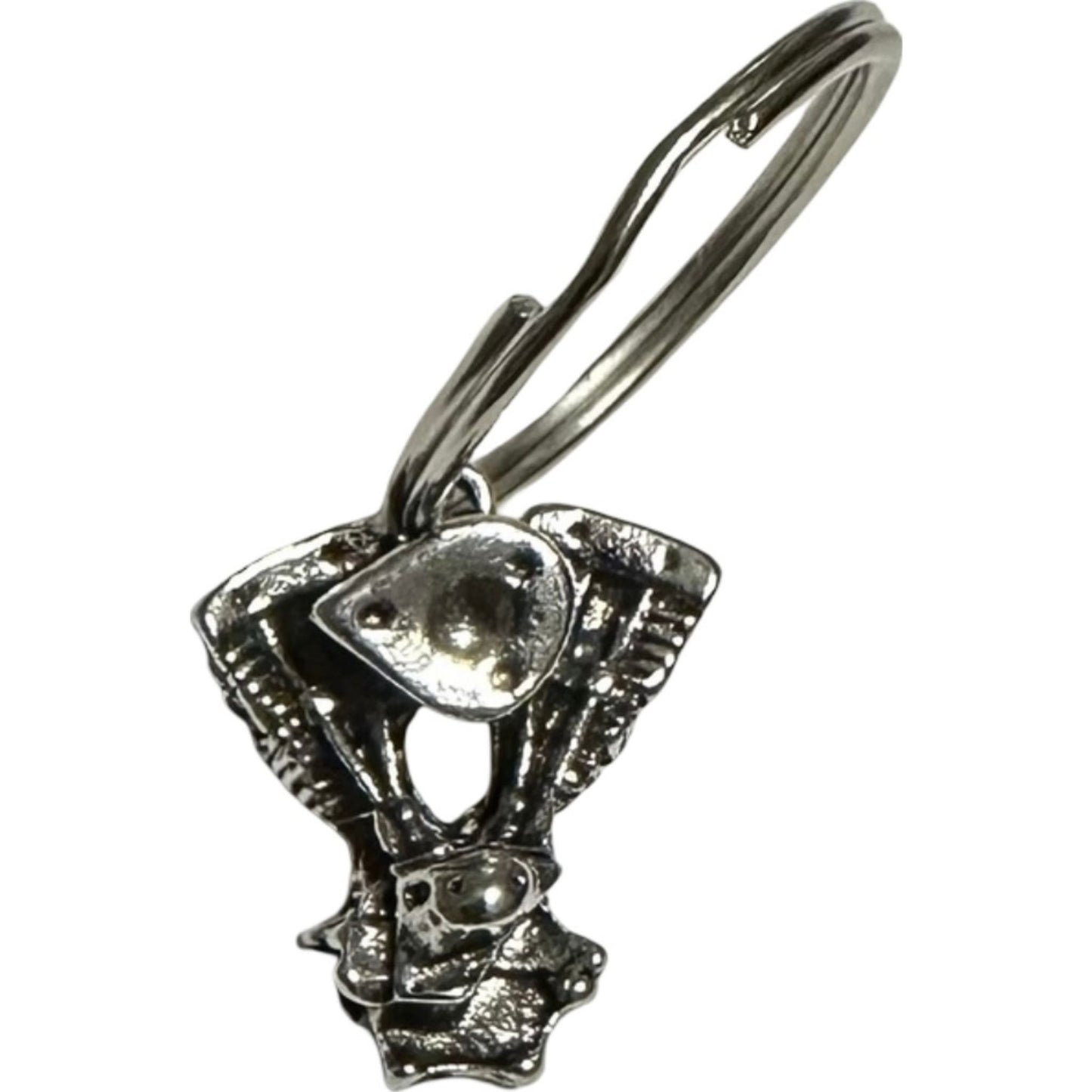 V-twin engine keychain - motorcycle accessory