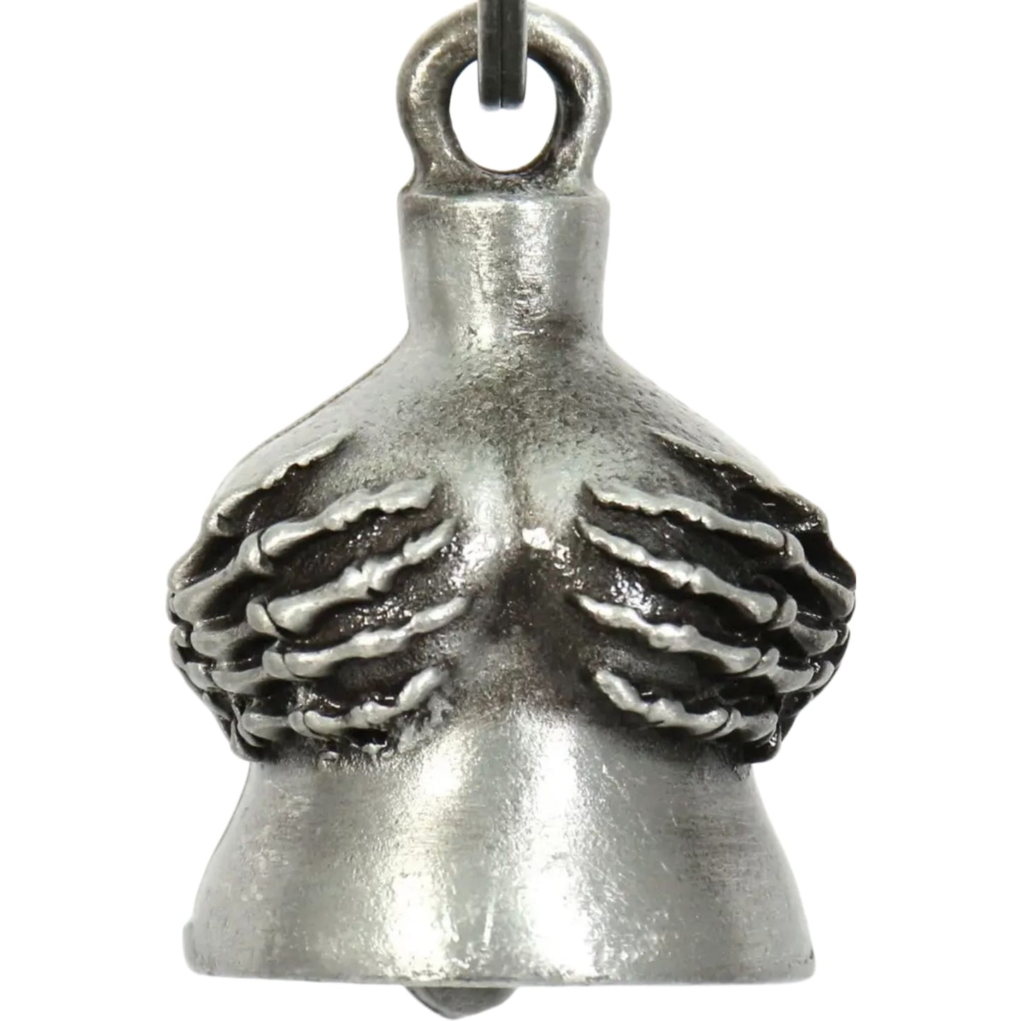 skeleton hands over boobs motorcycle bell front view