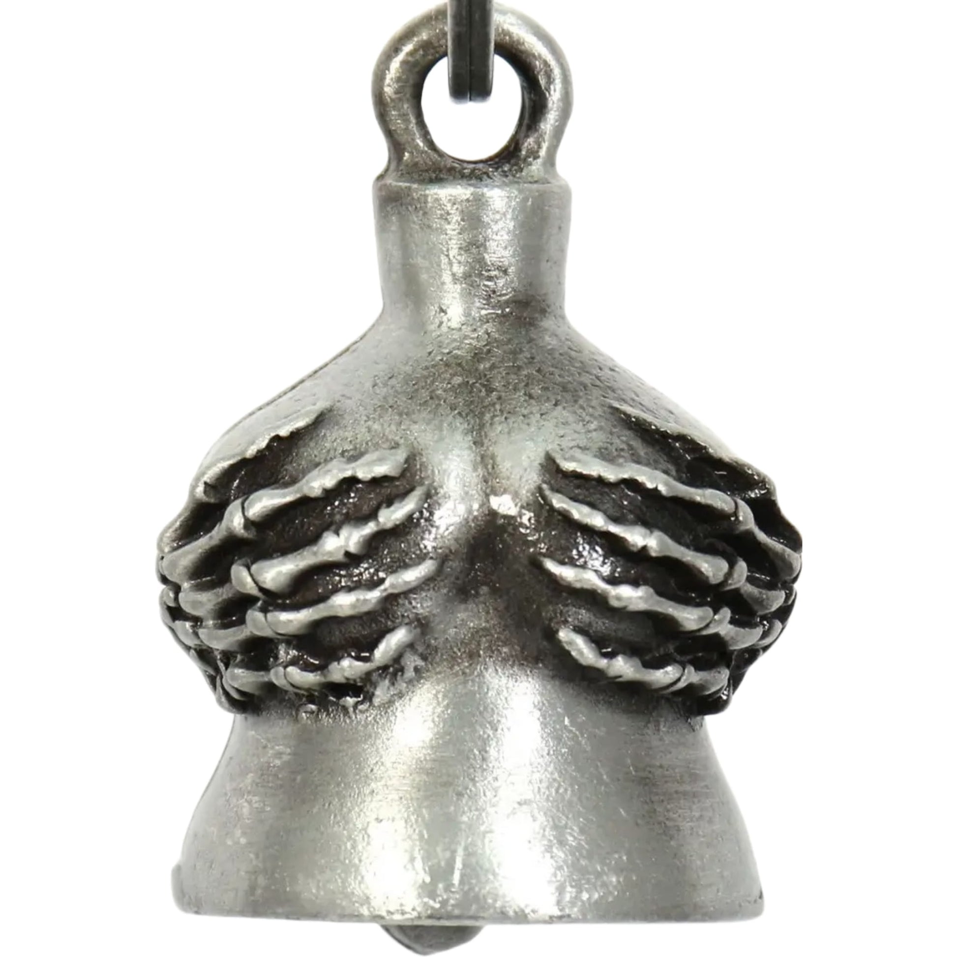 skeleton hands over boobs motorcycle bell front view