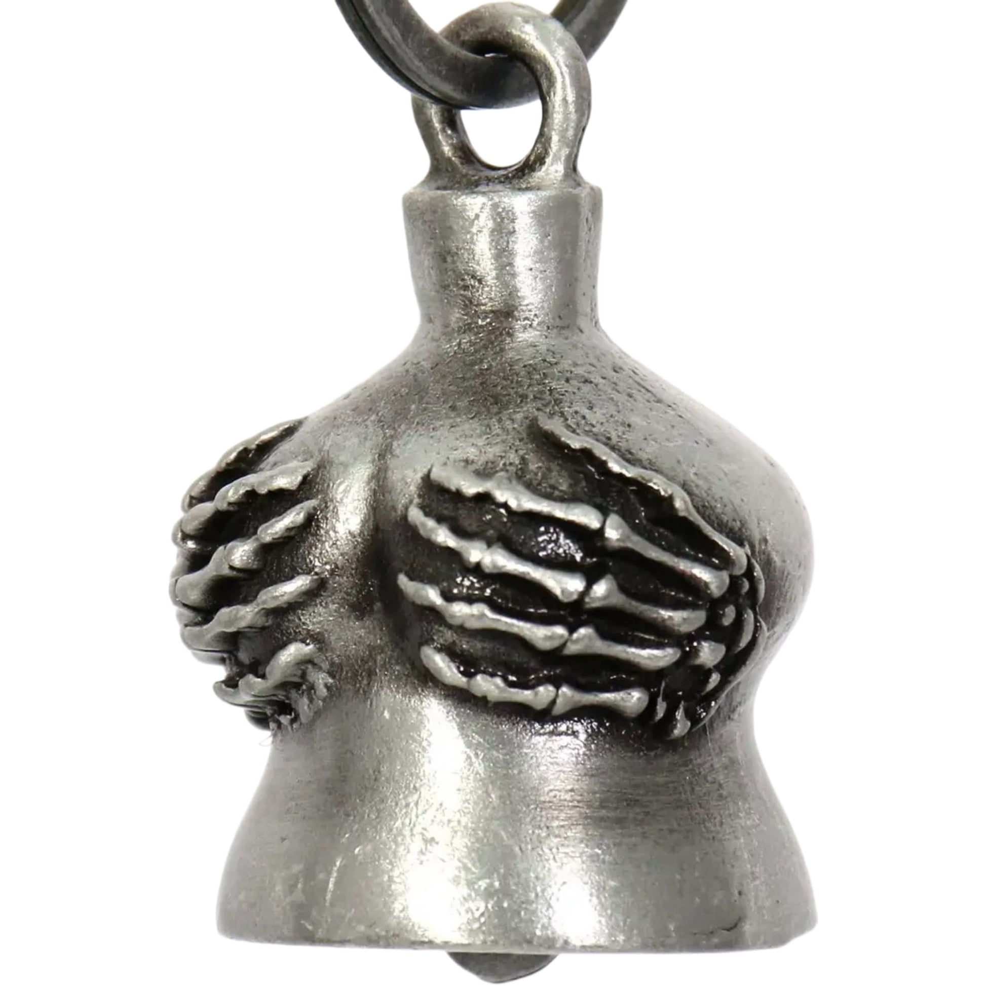 skeleton hands over boobs motorcycle bell left front angle view