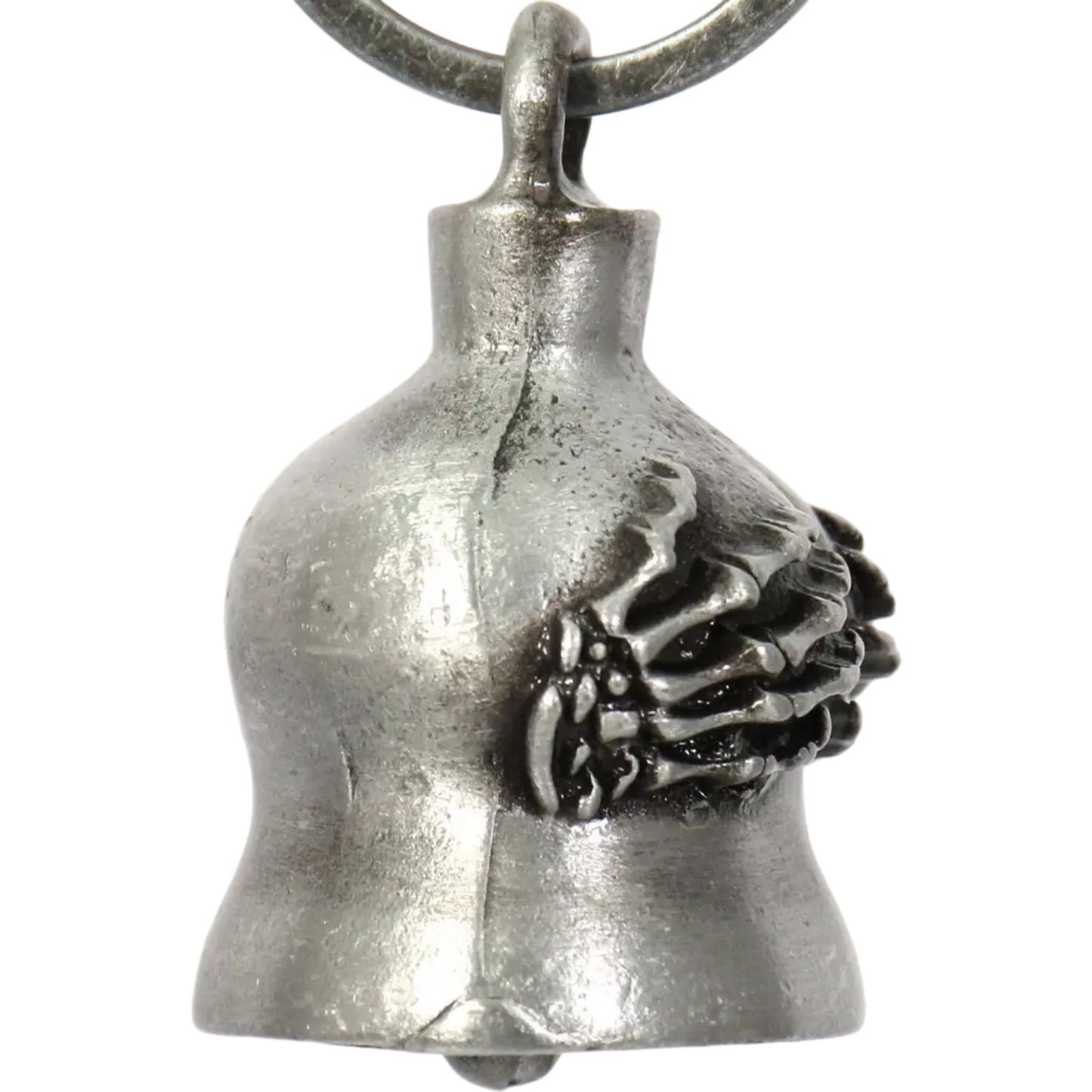skeleton hands over boobs motorcycle bell right view