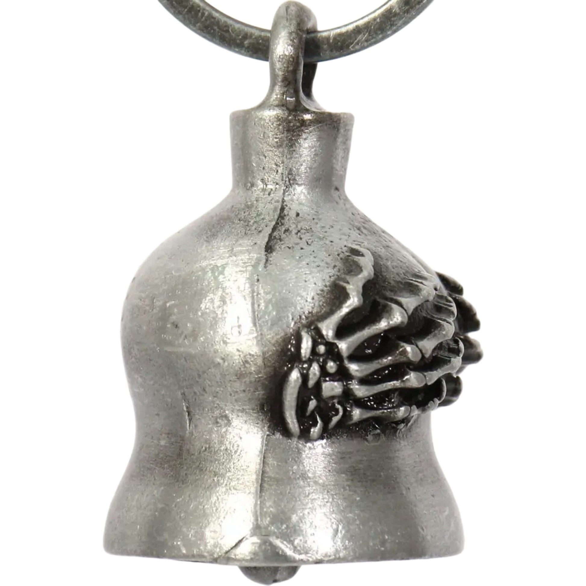 skeleton hands over boobs motorcycle bell right view