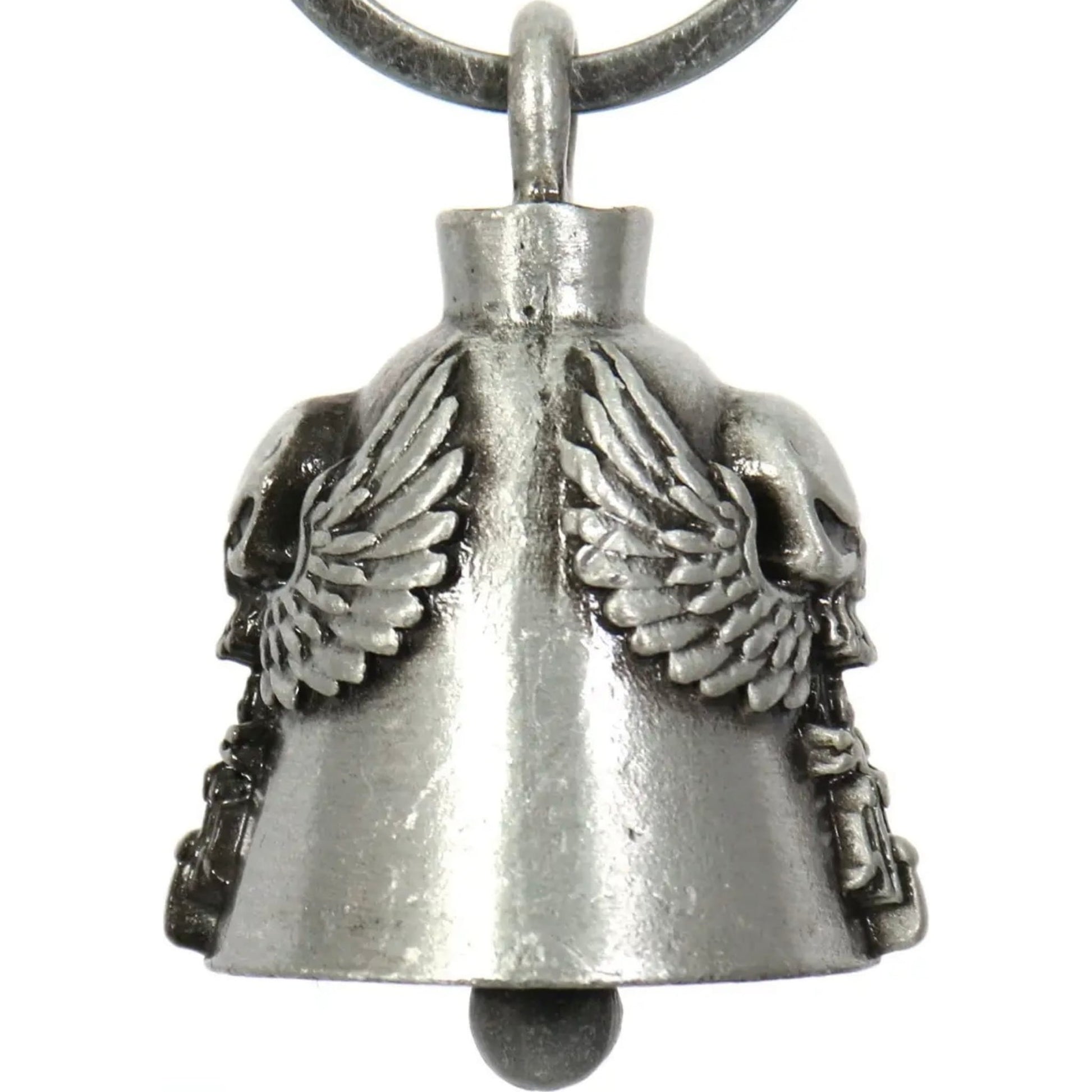 winged skull rider motorcycle bell right view