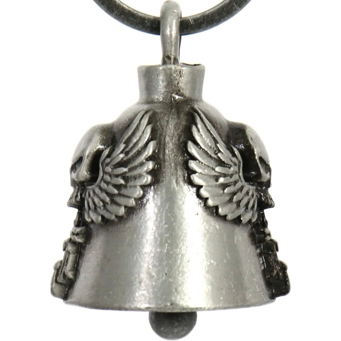 winged skull rider motorcycle bell left view