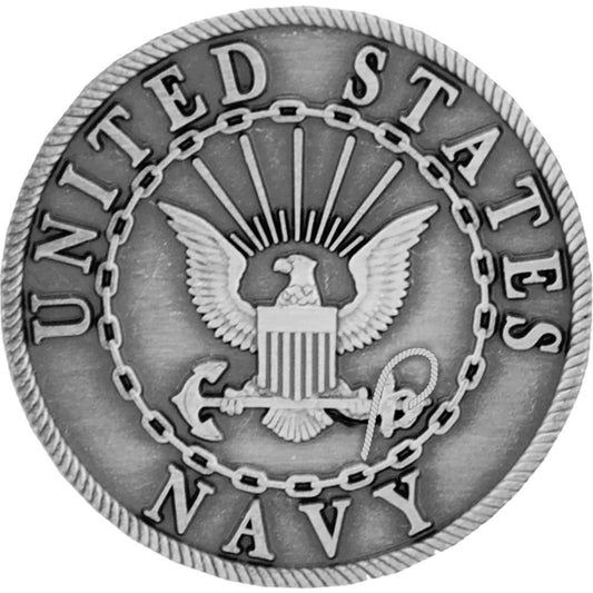 US Navy logo pewter lapel pin