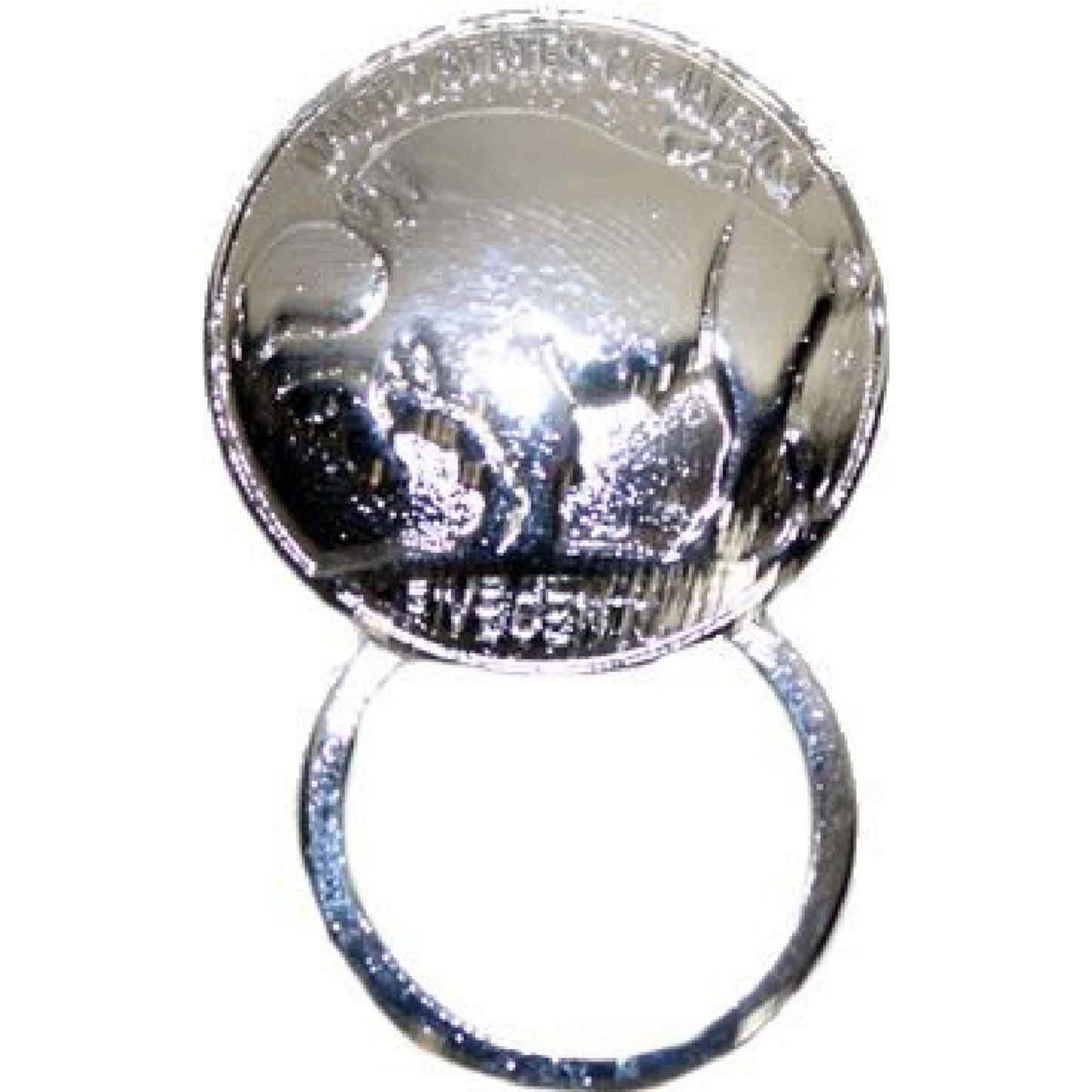 Buffalo nickel sunglass holder lapel pin - motorcycle vest accessory