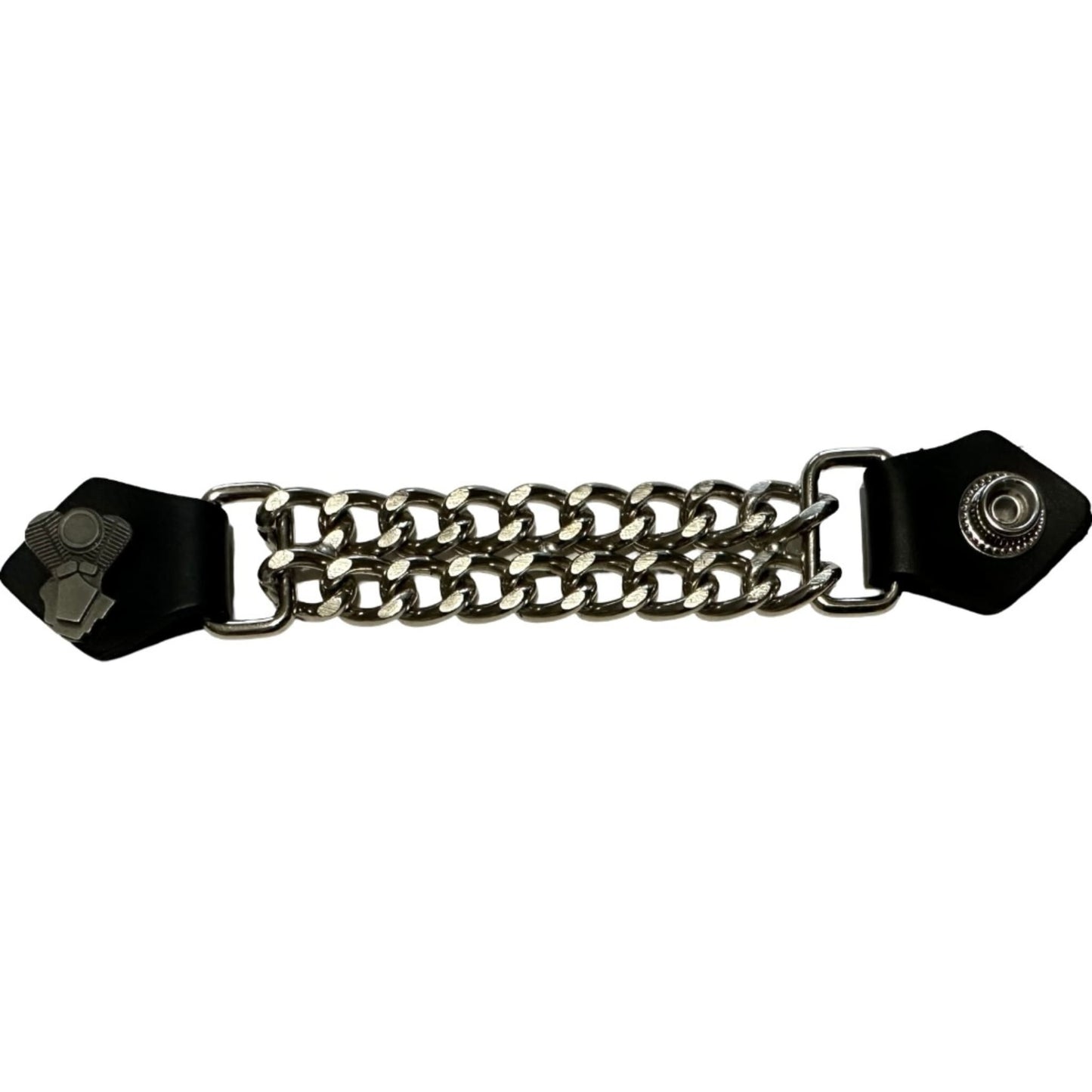 V-twin engine vest extender - motorcycle leather vest accessory