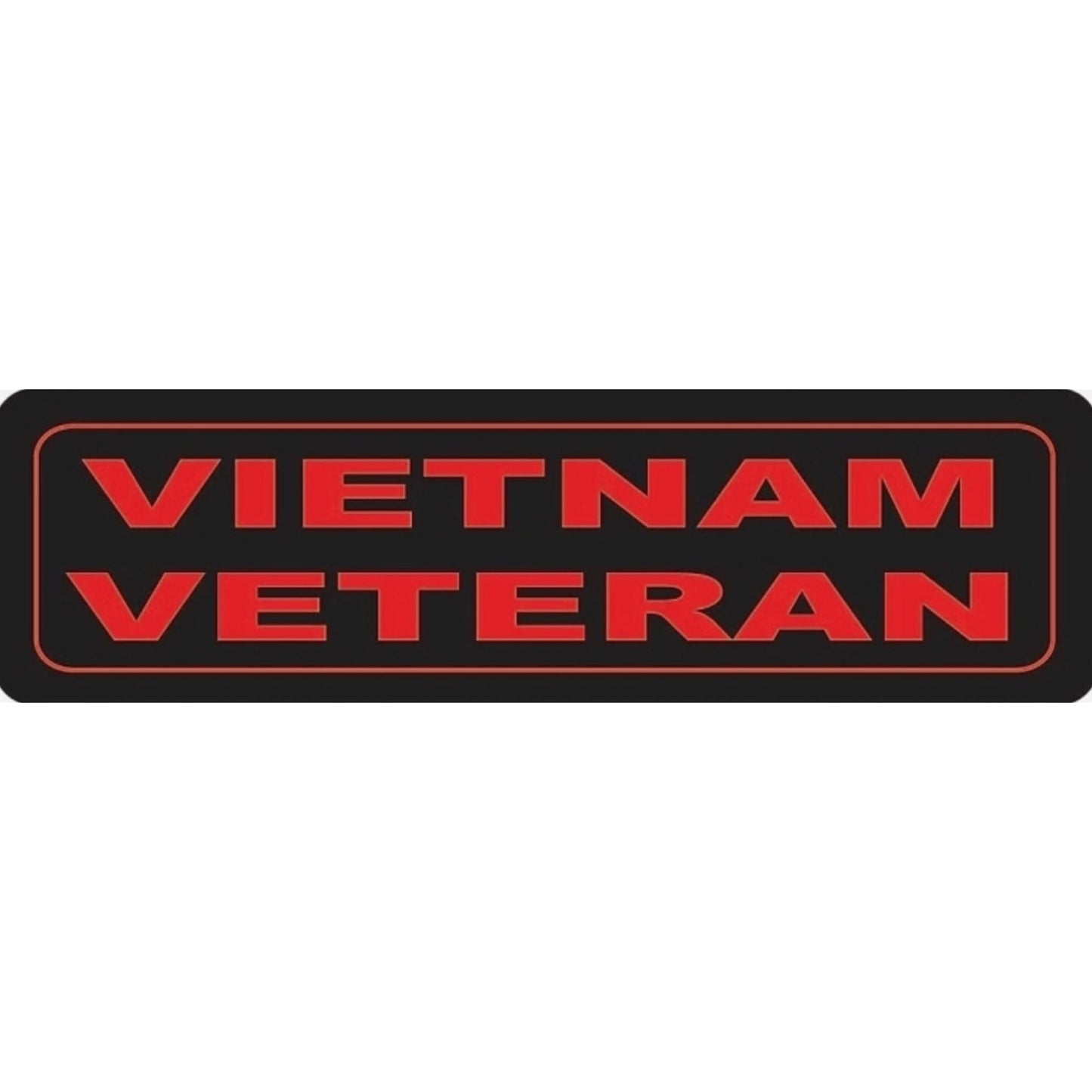Vietnam veteran vinyl motorcycle helmet sticker - military biker decal