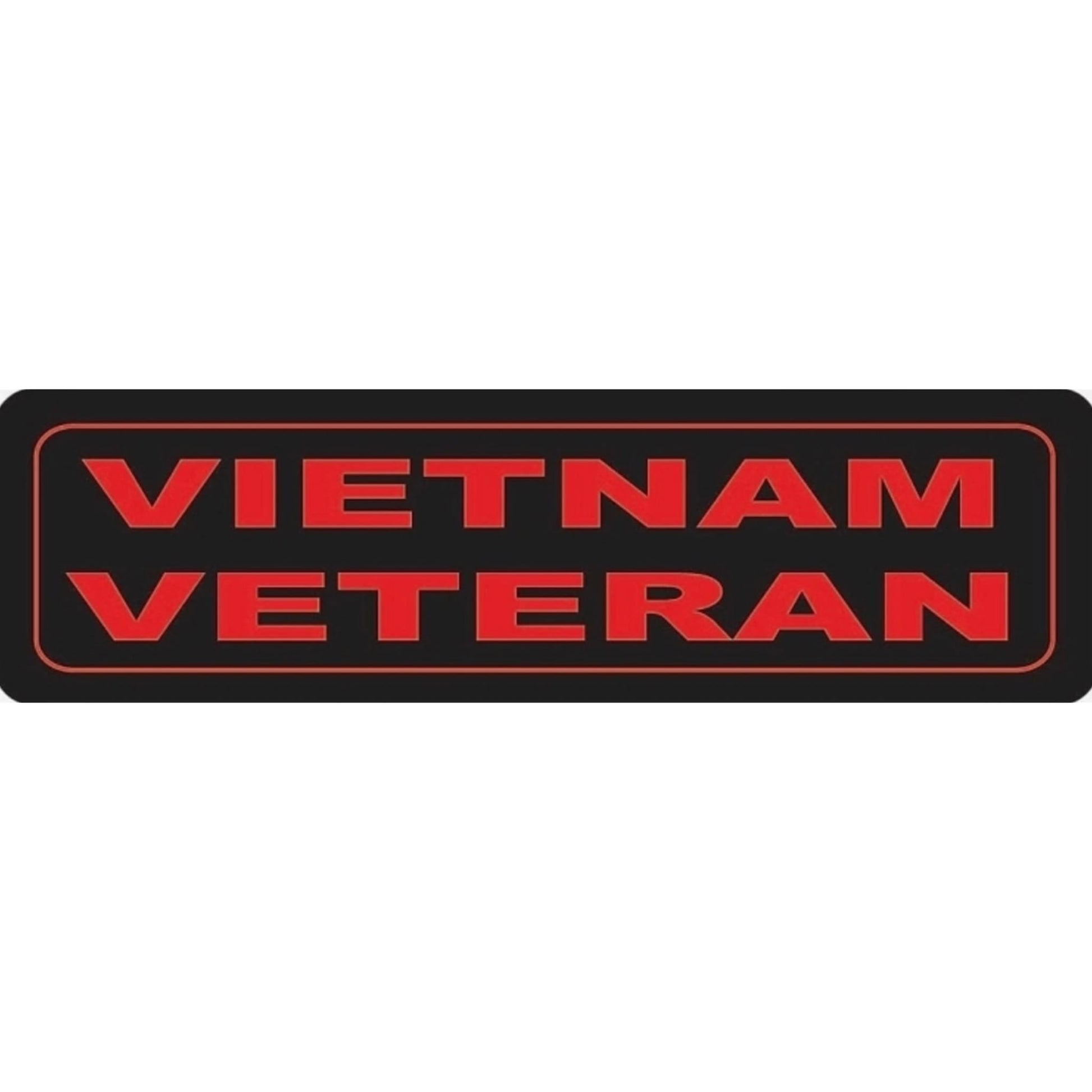 Vietnam veteran vinyl motorcycle helmet sticker - military biker decal